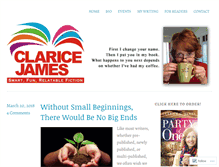 Tablet Screenshot of claricejames.com